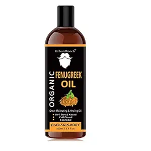 UrbanMooch Natural & Organic Fenugreek (Methi) Hair Oil for Hair Growth and Hair Fall Control 100ml