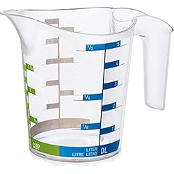 Rotho 2043969 Domino Cruche de Mesure Transparent 0,5 L