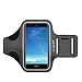 Produktbild P10 Lite Armband, J&D Sport-Armband für Huawei P10 Lite, zusätzliche Tasche für Schlüssel, perfekte Kopfhörer-Verbindung für unterwegs - Schwarz