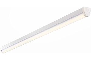 BETTA LIGHTING LED Linear Batten Light Fitting - 5ft 150cm LED Batten - Energy Saving - Instant Start-Up - Flicker Free - 3 Way Fast Fix Terminal Block - Cool White 4000K - 7500 Lumens - IP20 Indoor Ceiling Light