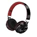 Produktbild Lu Active Noise Cancelling Bluetooth Headset Wireless Headset Earmuffs Foldable Wireless and Wired with Comfortable Protein Ear Pads for Airplane Travel TV Pc Phones (Red)