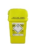 Frontier 41602430 Medical Sharps Disposal Bin/Box, 1 L