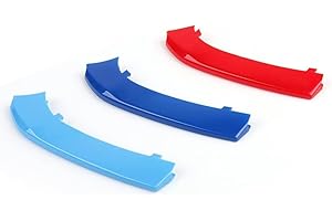 JKGROUP Clip -In Grill Inserts Grille Cover Stripes compatible with Series 3 GT Gran Turismo 13-17 F34 9 Beams Bars Sport Styling Tuning