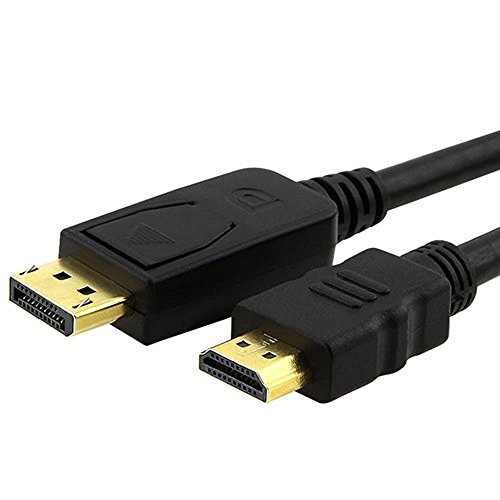 DP auf HDMI Kabel – TOOGOO(R)DisplayPort Male auf HDMI Male Kabel (Schwarz,1.8M) - 2