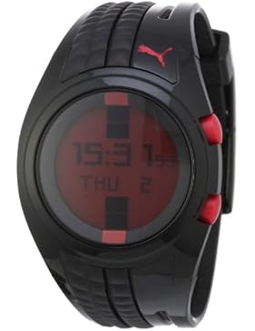 Puma Time Active Damenuhr SHIFT LADIES BLACK RED A.PU910482004