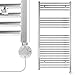 Produktbild VEVASTO Badheizkörper elektrisch 1.200 x 600mm Handtuchtrockner CHROM Handtuchwärmer 600 Watt inkl. Heizstab mit Smart Termostat