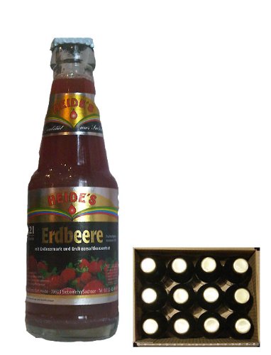 Preisvergleich Produktbild Erdbeernektar, 12 x 200ml - pfandfrei