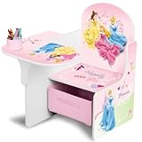 Disney Princess Sitzbank Bank Tisch Stuhl Aufbewahrung 3in1 Sitzpult Möbel NEU