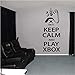 Produktbild Topzt Wandaufkleber Gamer Game Zone Decor Wandtattoos Bleib 'ruhig und Spiel' Xbox One Decal Quote Schlafzimmer Jungen Raumdekoration Poster 29X72Cm