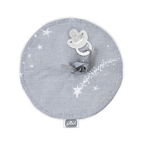 Preisvergleich Produktbild Jollein 031-575-65125 Schnullertuch Galaxy grau 20x20cm