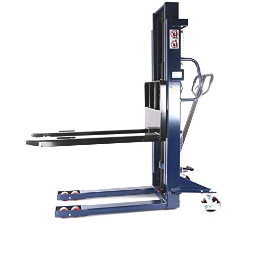 Hochhubwagen 2,0m / 1000kg Handstapler Tragkraft 1,0t Hub 2000mm - 3