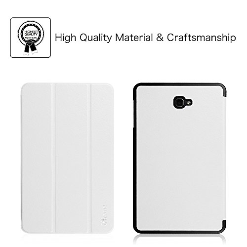 Fintie Samsung Galaxy Tab A 7.0 Hülle – Ultra Schlank Superleicht Ständer Slim Shell Case Cover Schutzhülle Etui Tasche für Samsung GALAXY Tab A 7.0 ZollSM-T280 / SM-T285 Tablet(2016 Version), Weiß - 2