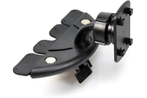 AutoScheich® CD DVD Schlitz Navi Halter Halterung für Becker active.6 active.5 CE LMU transit.5 Assist 7934 Falk Medion 4 Krallen Loch GPS Monitor DVD Player Kamera