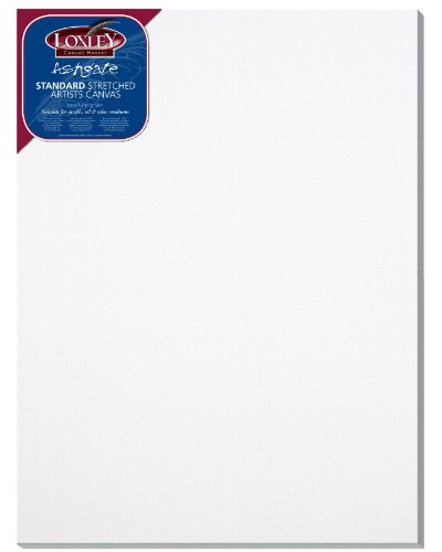 Loxley Ashgate Künstlerleinwand, 102 x 76 x 1,8 cm, Weiß