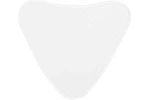 BIZZICO Pad in silicone antirughe, Pad in silicone antirughe Clear Decollete Bra Care Pad riutilizzabili Elimina e previene le rughe del torace per uomini e donne, rimuove le rughe della fronte(Triangolo)