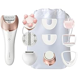 Philips BRE652/00, Epilateur & pédicure électriques Satinelle Prestige, 11 accessoires, 100% étanche