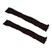 Miki&Co Ladies Winter Dark Brown Ribbed Cuff Elastic Knitting Leg Warmer Socks Pair