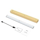 Aglaia Schrankleuchte 20 LEDs mit Bewegungssensor, USB Aufladbar mit eingebautem 1200mAh Akku, Automatisch und mit einem Magnetstreifen für Schublade, Schlafzimmer, Flur - 8