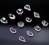 Sindy 5pcs New Crystal Rhinestone Oval Diamond Glitter Alloy Nail Art Decorations Nail Beauty Products Supplies