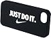 Produktbild Nike Handy-Cover "Just do it Soft Case" für Apple iPhone 5/5s, Schwarz/Weiß