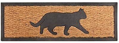Esschert's Design RB170 Paillasson en caoutchouc et fibre de coco Motif chat