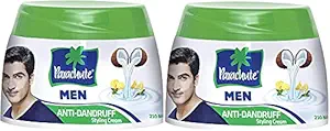 ADAM ZAC Parachute Anti-Dandruff Hair Cream For Men, 2 x 140 ml