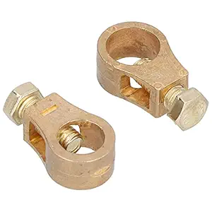 Positive Negative Connector, Pure Copper Battery Terminal Durable Universal for Auto Car