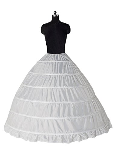 Preisvergleich Produktbild ZJchao Ballkleid ein Tier bodenlangen Hochzeitskleid Petticoats, weiße Farbe