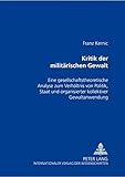 Image de Kritik Der Militarischen Gewalt