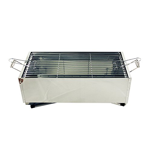 Mangal Schaschlikgrill BENE PREMIUM 200 aus Edelstahl, klappbar - 8