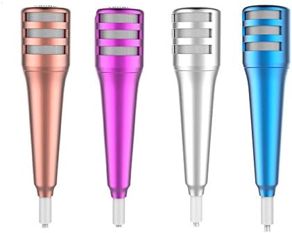 SZYRC Mini Condenser Microphone,Mini Portable Vocal/Instrument Microphone For Mobile phone laptop Notebook Apple iPhone Sumsung Android With Holder Clip - Color random