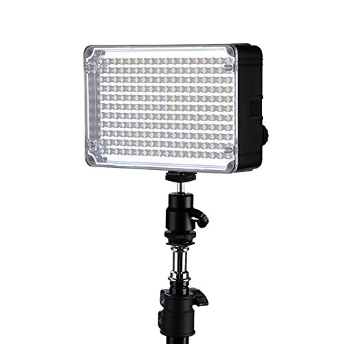 Aputure Amaran AL-H198 Kamera LED-Videoleuchte CRI95 + Natürliche reine Farbe mit Blitzschuh montieren Tragetasche