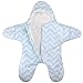 ZOEREA Newborn Infant Baby Bunting Bag Winter Thick Starfish Sleeping Bag Green