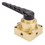 Eine geschlossene Mitte bedeutet, dass das Ventil keinen Luftstrom in seiner mittleren Position zulässt.