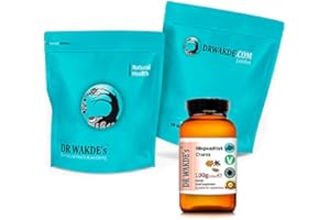 DR WAKDE'S NATURAL HEALTH CARE, LONDON DR WAKDE'S Hingwashtak Churna Pulver - 500g (1,1 lb) | Klassische Ayurvedische Formel | Mischung aus Asafoetida, Getrockneten Kräutern & Gewürzen | Pflanzlich | Vegan | Ganz Natürlich