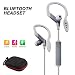 Produktbild Quntis® Bluetooth Kopfhörer Sport Headset Ohrhörer In-Ear Schallschutz für Sport, Laufen, Fahren, Wandeln, Bergsteigen, für iPhone 7 Plus 7 6s 6s Plus 6 6 Plus SE 5 5c 5s, Samsung Galaxy S6 Edge S6, Android Phones, Bluetooth Smart TV, usw (Grau)