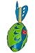 Price comparison product image Mountain Warehouse Flying Missile Toy Outdoor Garden Game Summer Holiday Fun Whistling Non-slip Green