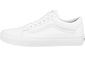 Vans Old Skool (Suede/Canvas), Zapatillas deportivas Unisex adulto, Blanco True White W00, 40 EU