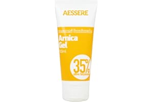 Aessere Arnica Gel 35%, 100 ml, Sollievo per Dolore muscolare, Contusioni e Gonfiori
