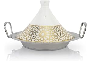 SAHARASHOP Tajine marocchina Tajin Tagin Tagine Royal Ø 34 cm ceramica induzione 4-6 persone