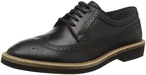 Frank Wright Men’s Haig Brogues, Black (Black Leather), 8 UK