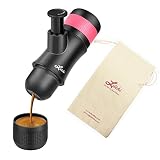 Máquina portátil de espresso por Litchi cafetera de viaje manual 3 oz con...