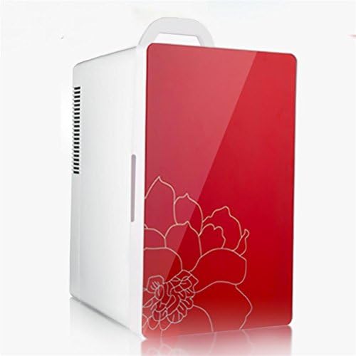 CIEND Portable Mini Car Refrigerator Freezer Electric Cooler and Warmer-16L Capacity , single core refrigeration red