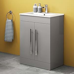 Modern Bathroom Vanity Unit Basin Storage Furniture ...