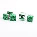 Price comparison product image DealMux 5pcs Keyboard Mouse PS-2 PS/2 6 Pin Socket PCB DIN Jack Connector Green