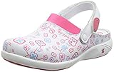 Arbeitsschuhe Oxypas Doria, Damen Sicherheitsschuhe, Weiß (Flower), 39 EU