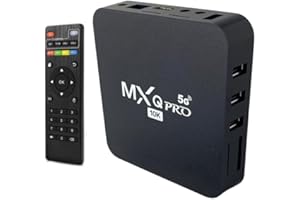 GENERICO TV Smart Box Android 10.0 Mxq pro 8K WiFi 5G Media Player Quad Core 4GB Ram 32 gb Rom con Telecomando