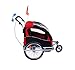 2–in - 1 Jogger and Bicycle Trailers Kinderfahrradanhänger Child 01RB Red / Black