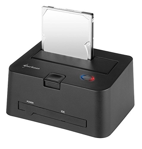 Sharkoon QuickPort Combo – HDD Dockingstation für IDE und SATA Festplatten, USB 2.0 - 2