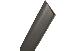 CATRAL Nortene | Perfil Remate U Cañizo PVC 1.5 M Antracita | Ocultación | Embellecedor | Duradero Y Resistente | Protección UV